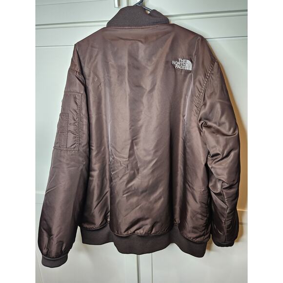 The North Face Bomber Jacket Brown Orange Liner Men's XL Zippers Outdoor Hunting - Picture 7 of 12